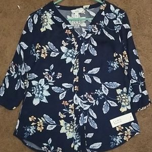 Croft & Barrow 3/4 length blouse